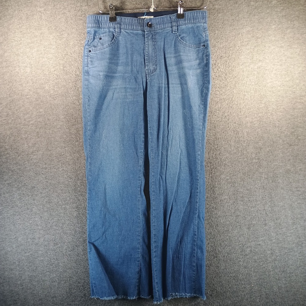 Basket Jeans Women 31x25 Light Wash Korean Brand One Of A Kind Rare‎ Wide Leg